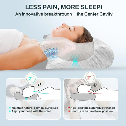 RestRelief Orthopedic Neck Pain Cervical Ergonomic Pillow 6