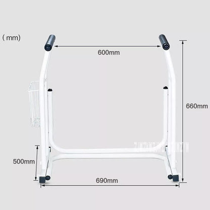 Stand Alone Toilet Rail 6