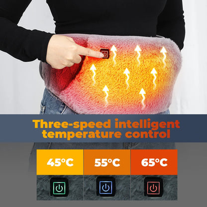 Electric Graphene Heating Belt – 3-Level Adjustable Warmth for Abdomen, Waist & Hands, USB Rechargeable 6