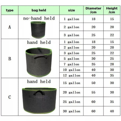 Planting Bags Pots-50cm 6