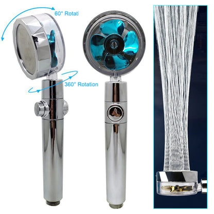 360 Propeller High Pressure Shower Head 6