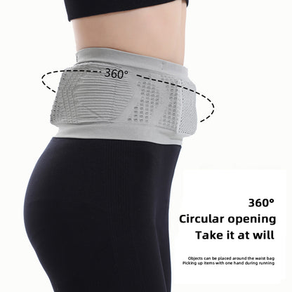 Multifunctional Knit Breathable Concealed Waist Bag 6