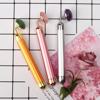 Vibrating Rose Quartz Facial Massager 6
