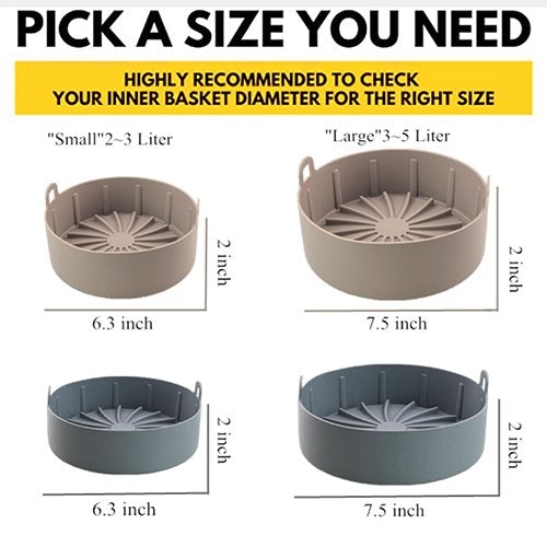 Air Fryer Silicone Pot 6