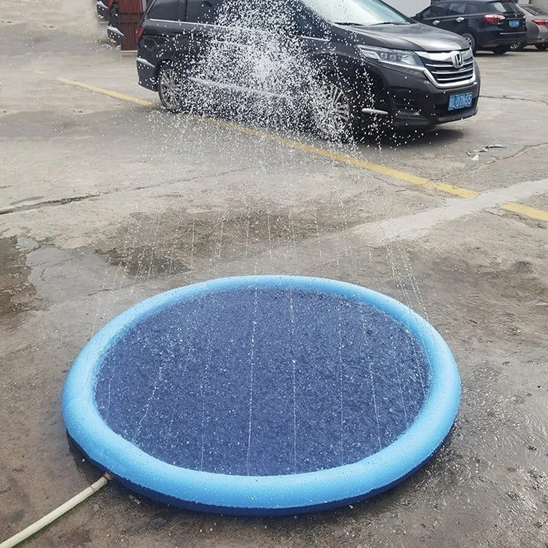 Non-Slip Splash Pad for Kids and Dog 6