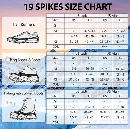 19 Spike Anti Slip Ice Crampons 6