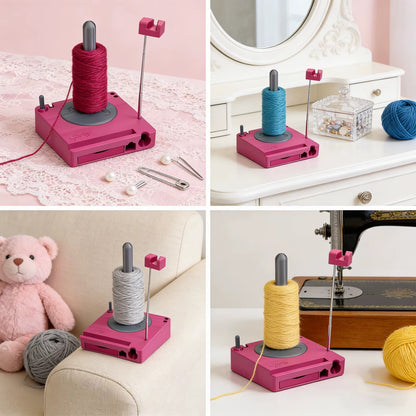 Portable Yarn Holder Spinner with Phone Stand 6