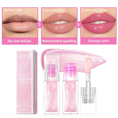 Magic Color Changing Lip Oil 6