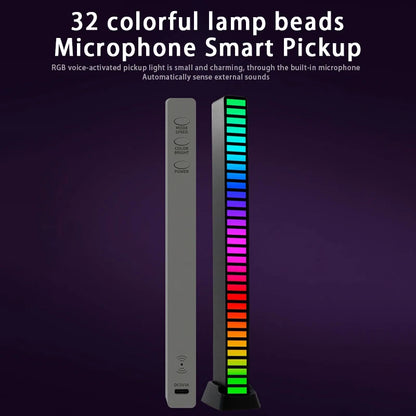 Wireless Sound Activated RGB Light Bar 6
