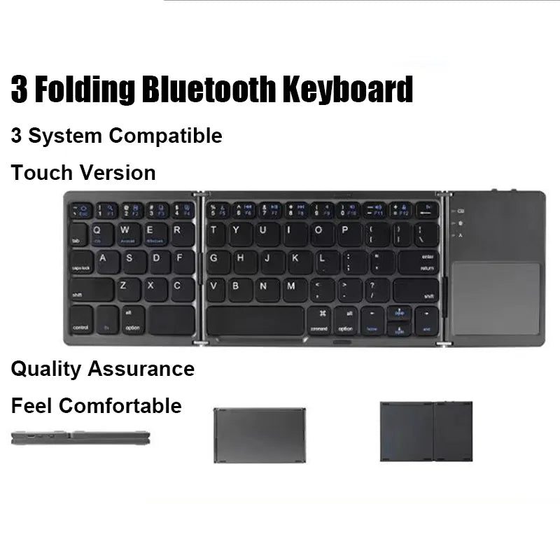 Folding Wireless Bluetooth Keyboard 6