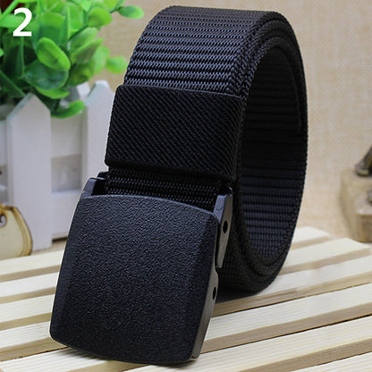Casual Military Grade Polymer Buckle Nylon Belt 6