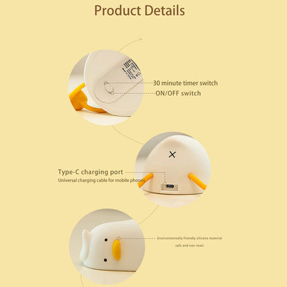 Squishy Duck LED Night Light 6
