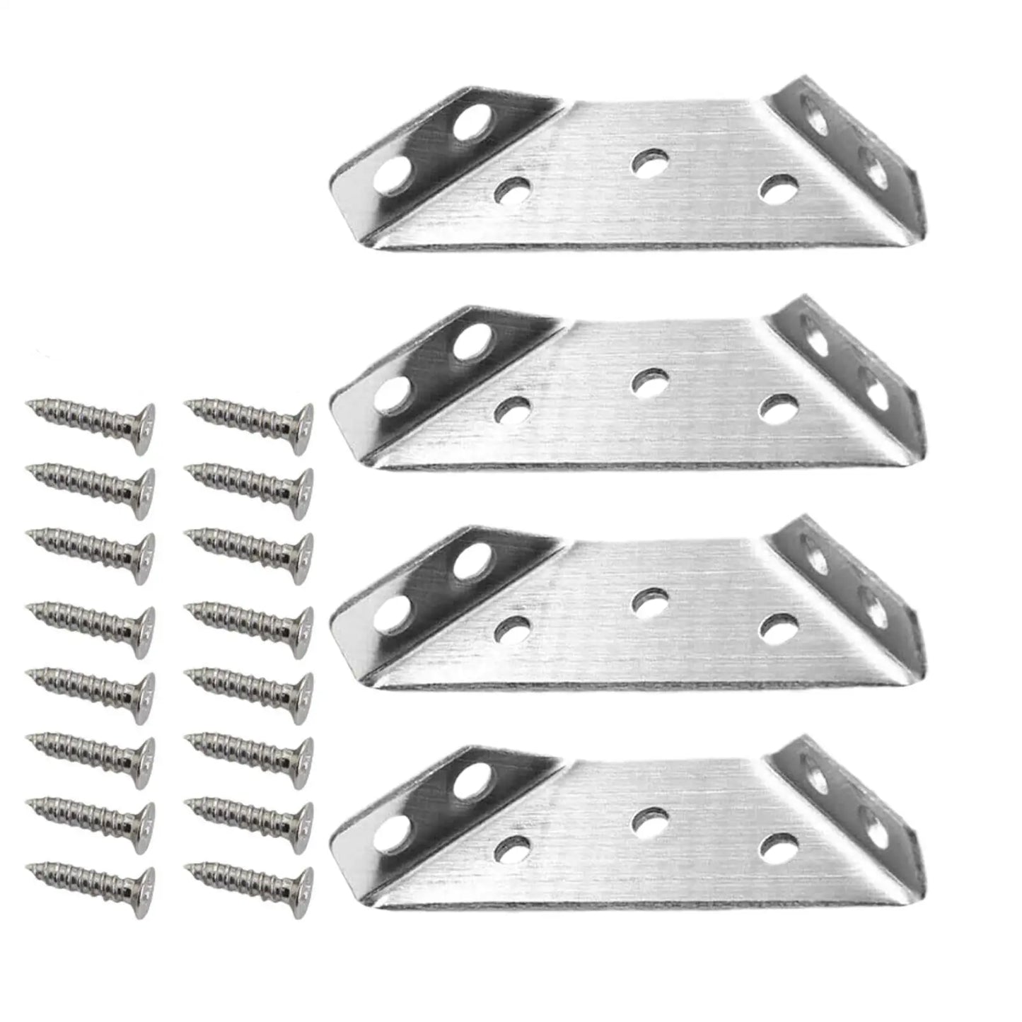 Universal Stainless Steel Furniture Corner Connector (4 Pcs) 6