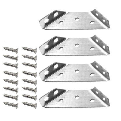 Universal Stainless Steel Furniture Corner Connector (4 Pcs) 6