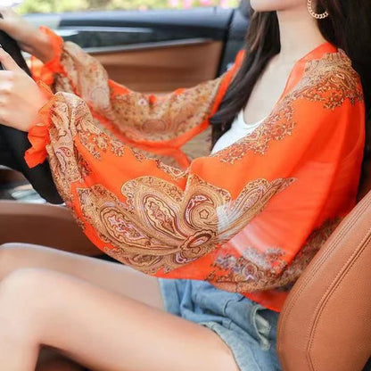 Ultralight Breathable Sunproof Sleeve Shawl 6
