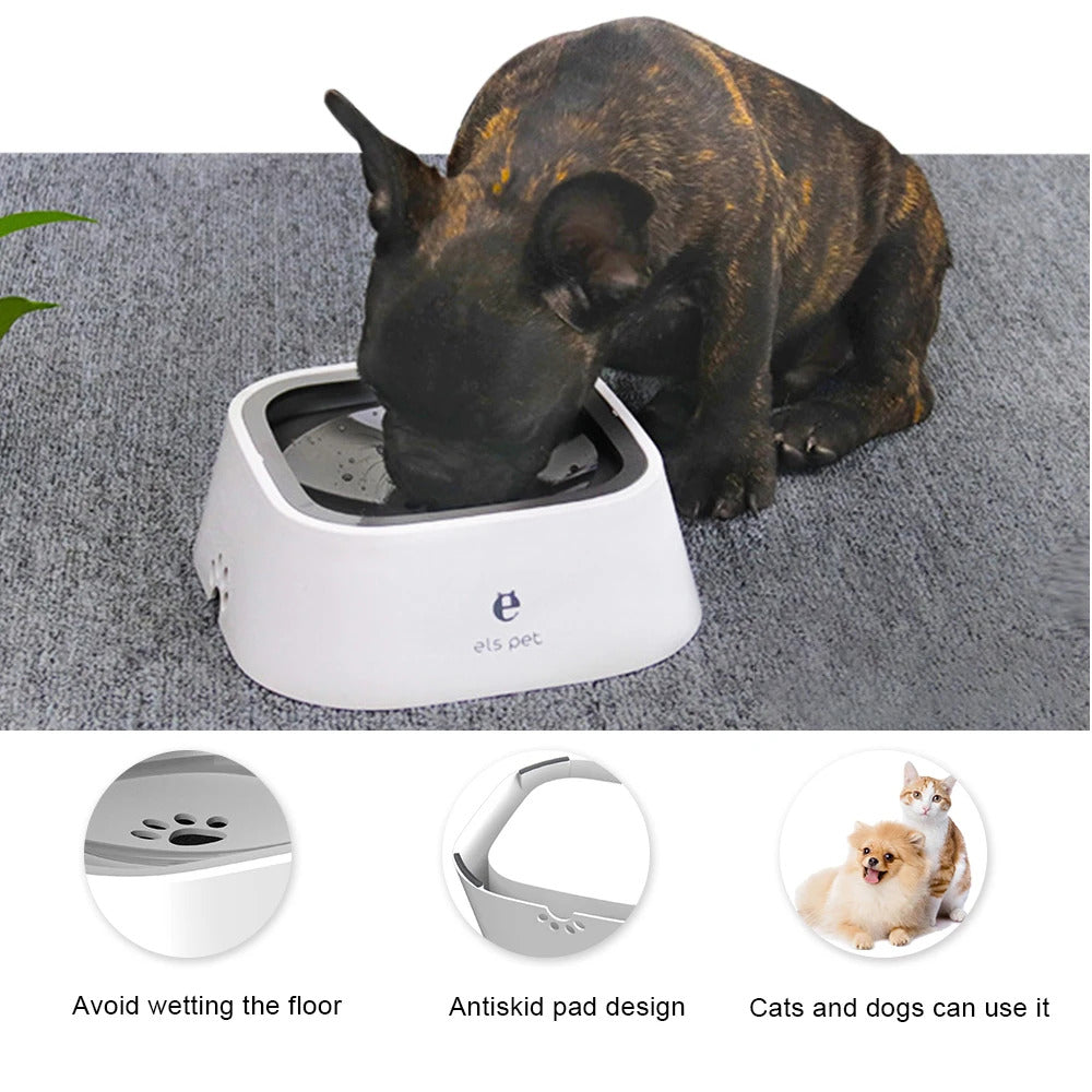 Anti Splash Pet Floating Water Bowl 6