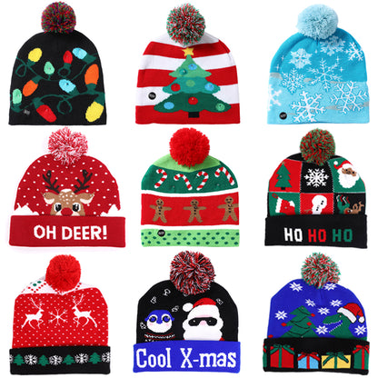 Christmas Theme LED Beanies 6