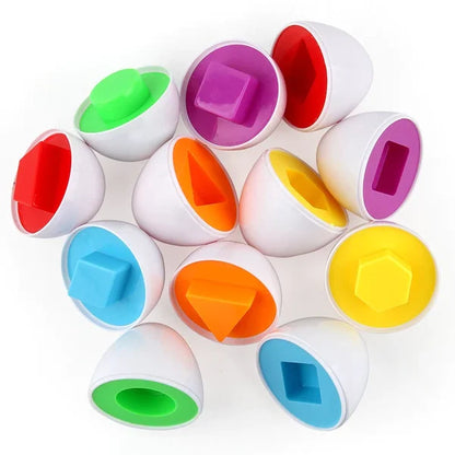 Baby Learning Color & Shapes Matching Egg Toy 6