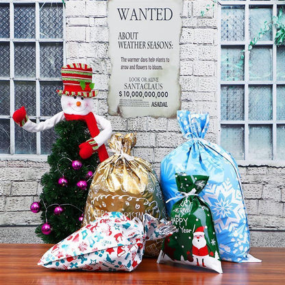 Drawstring Christmas Gift Bags 6