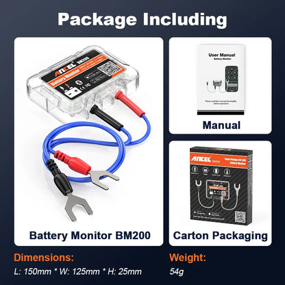 BM200 Car Battery Tester 6