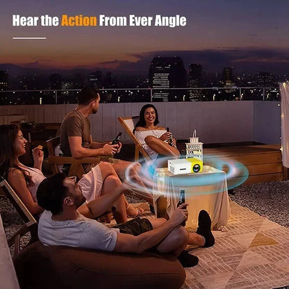 LED Home HD Mini Portable Micro Projector 6