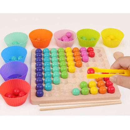 Wooden Board Bead Game 6