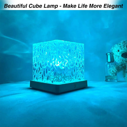 Night Light Flame Crystal Lamp 6
