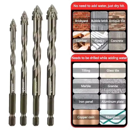 High-Performance Titanium-Coated Drill  5PCS 6