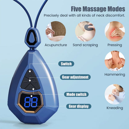 EMS Portable Lymphatic Relief Neck Massager 6