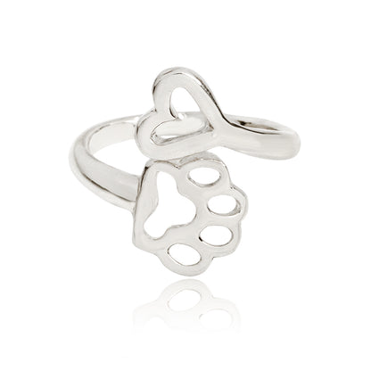 Paw & Heart Ring 6