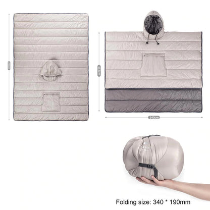 Sleeping Bag Hoodie Poncho 6