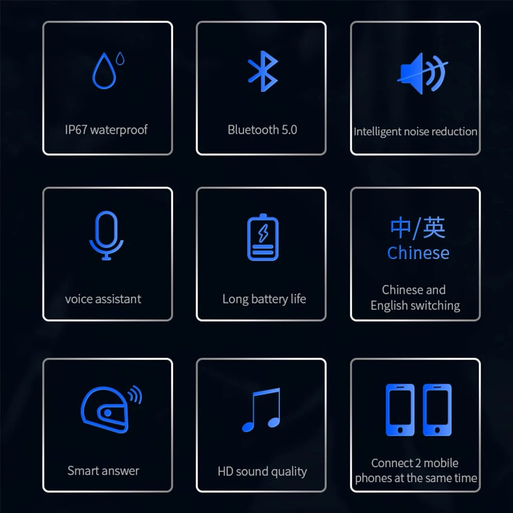 Motorcycle Helmet Bluetooth Headset 6