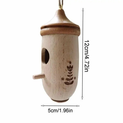 Wooden Hummingbird House 6