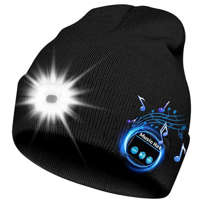 Handsfree Warm Beanie Bluetooth 5.0 Rechargeable Stereo Headset 6