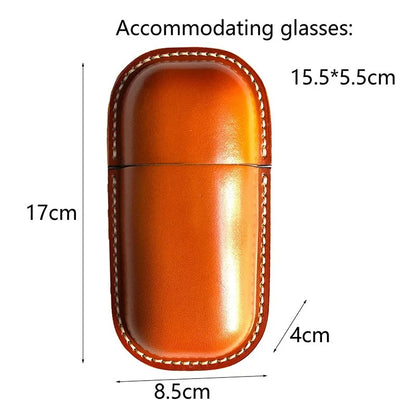 Handmade Leather Glasses Case 6