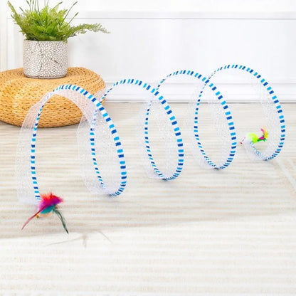 Self-play Cat Hunting Spiral Tunnel Toy 6