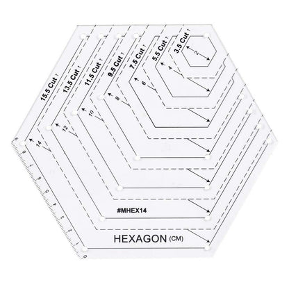 Creative Patchwork Quilting Rulers - 5Pcs 6