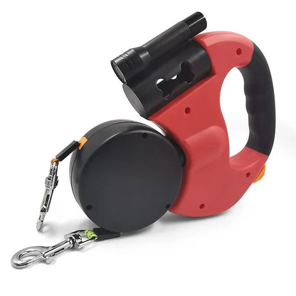 ? LED Dual-Control Retractable Dog Leash ￼ 6