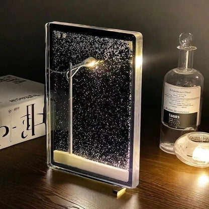 DIY LED Snowfall Display Lamp 6