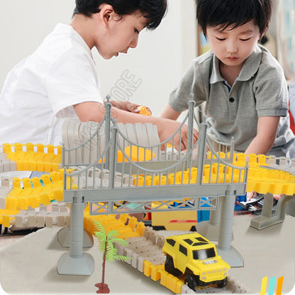Construction Track Playset Building Toy 6