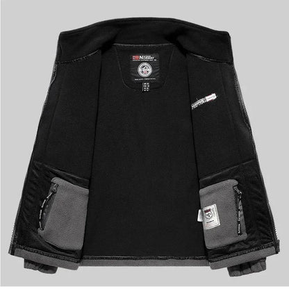 Men’s Double-Layer Fleece Hooded Jacket 6