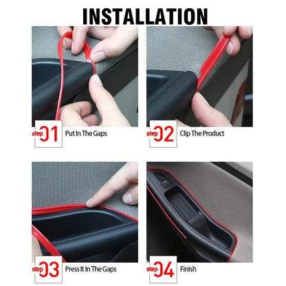 Car Interior Decorative LED Strip Atmosphere Light 6