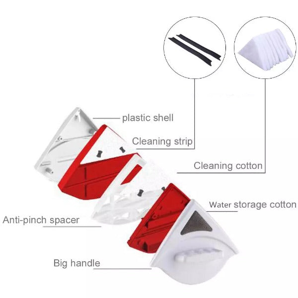 Double Side Magnetic Glass Cleaning Brush 6