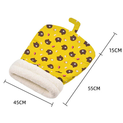 Fleece Thickened Comfy Warm Cat Sleeping Bag 6