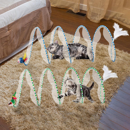 Self-play Cat Hunting Spiral Tunnel Toy 6