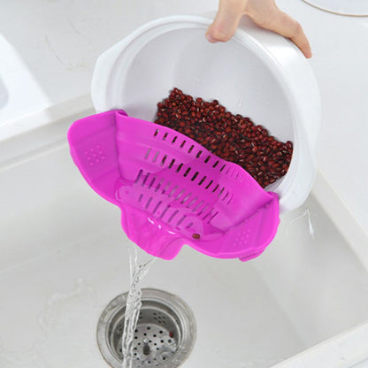 SILICONE CLIP ON POT STRAINER 6