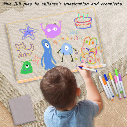 LED Acrylic Dry Erase Note Drawing Board 5