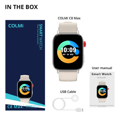 COLMI C8 Max AMOLED Fitness Tracking Smartwatch 6