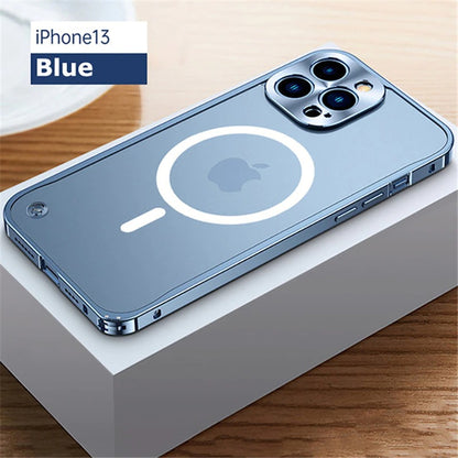 Magnetic Charging Aluminium Case Cover for iPhone 6