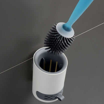 AquaClean Silicone Toilet Brush Set 6